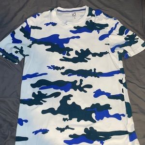 Blue & White Camo T-Shirt